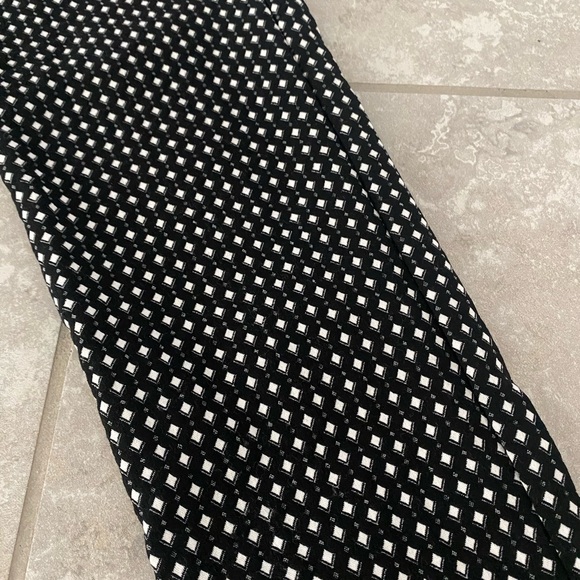 Stretchy Women’s Work Pants - Black and White - L - Picture 2 of 4